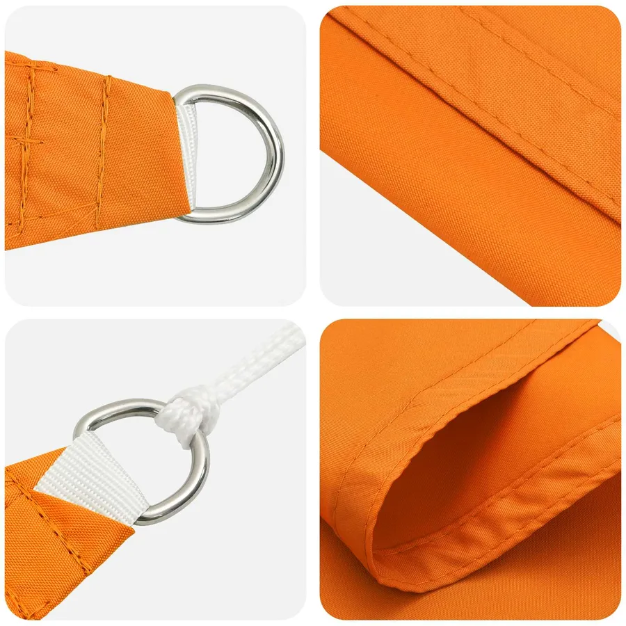 Voile d'ombre Orange 6 x 2,5 m 100 % polyester Oxford - 4