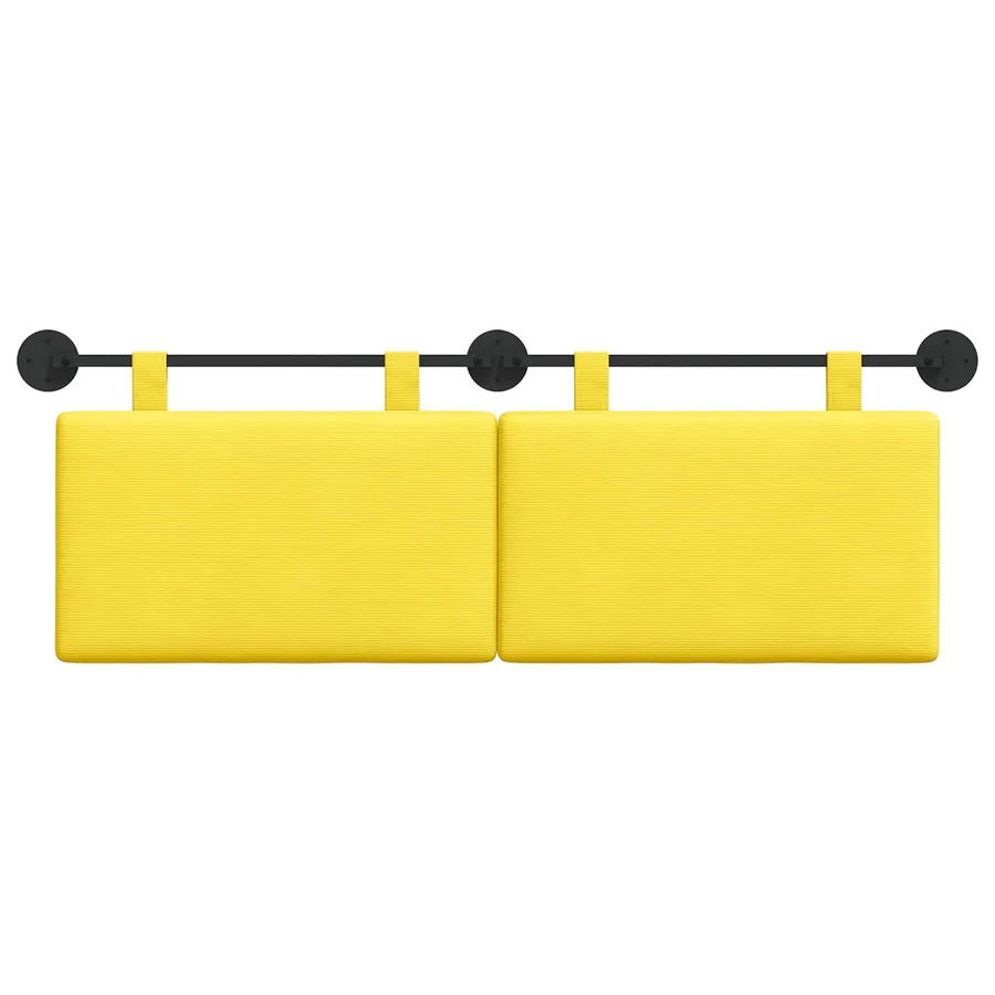 Tête de lit suspendue Tissu en velours côtelé - 5