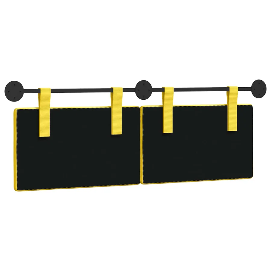 Tête de lit suspendue Tissu en velours côtelé - 7