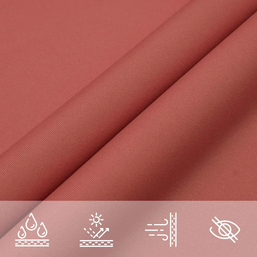 Voile d'ombre Terre cuite 6 x 2 m 100 % polyester Oxford - 6
