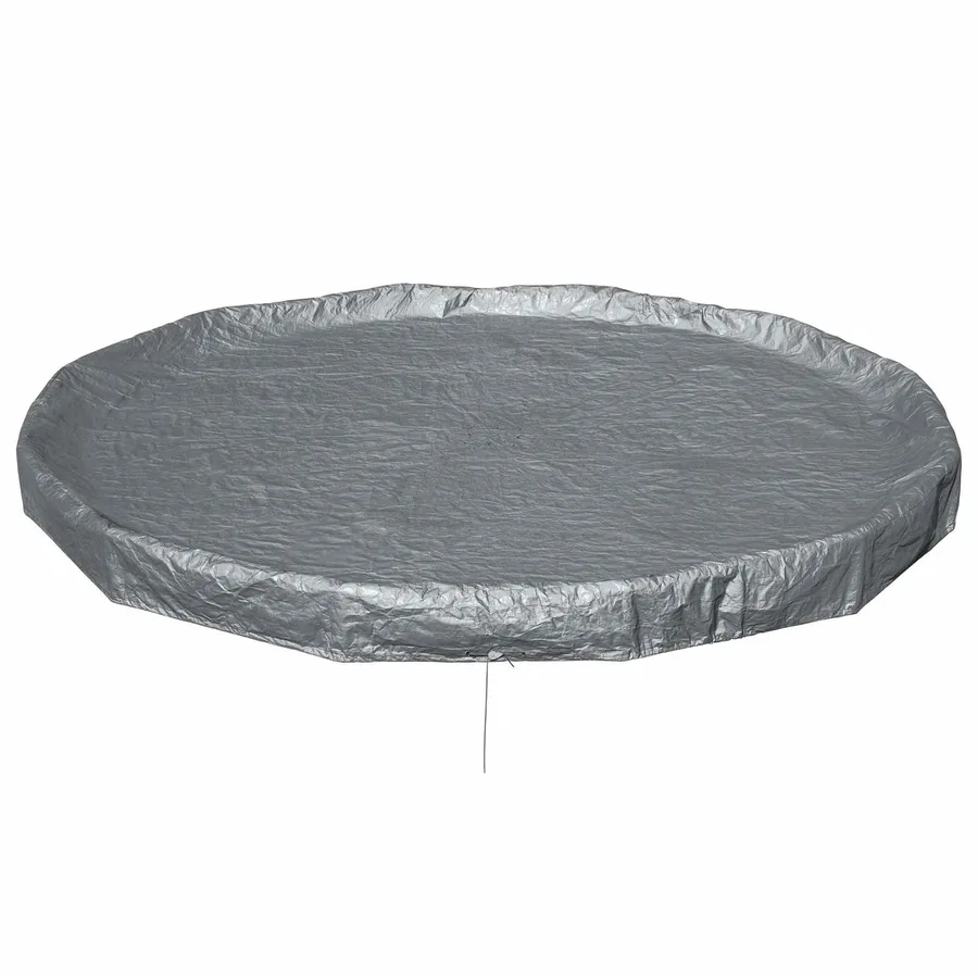 Bestway Couverture de piscine 1 Ø4,88 m Rond Polyester Gris for - 3