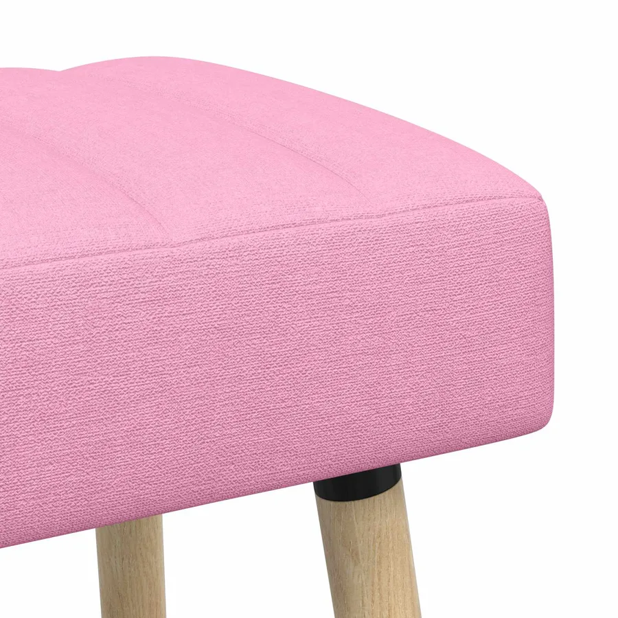 Banc capitonné canal Rose 80 x 40 x 46 cm Tissu - 6