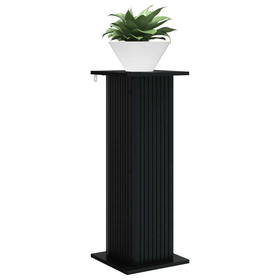 Support de Plante 2 pcs Noir 30,5 x 30 x 80,5 cm - 3