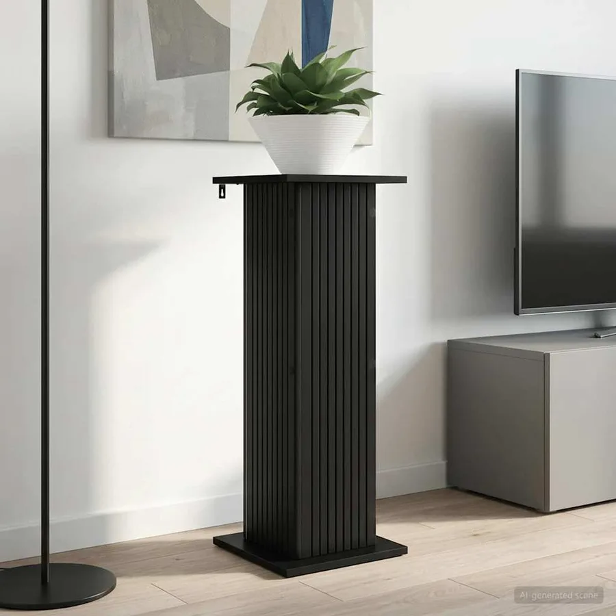 Support de Plante 2 pcs Noir 30,5 x 30 x 80,5 cm - 4