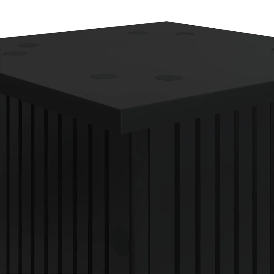 Support de Plante 2 pcs Noir 30,5 x 30 x 80,5 cm - 9