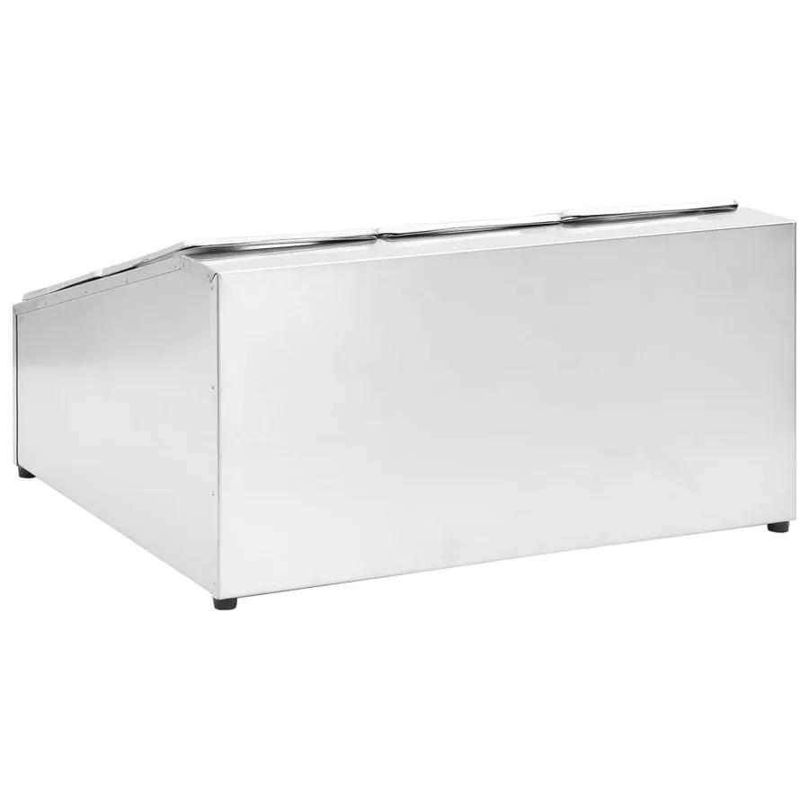 Récipient Gastronorm avec 6 bacs GN 1/6 Acier inoxydable - 5