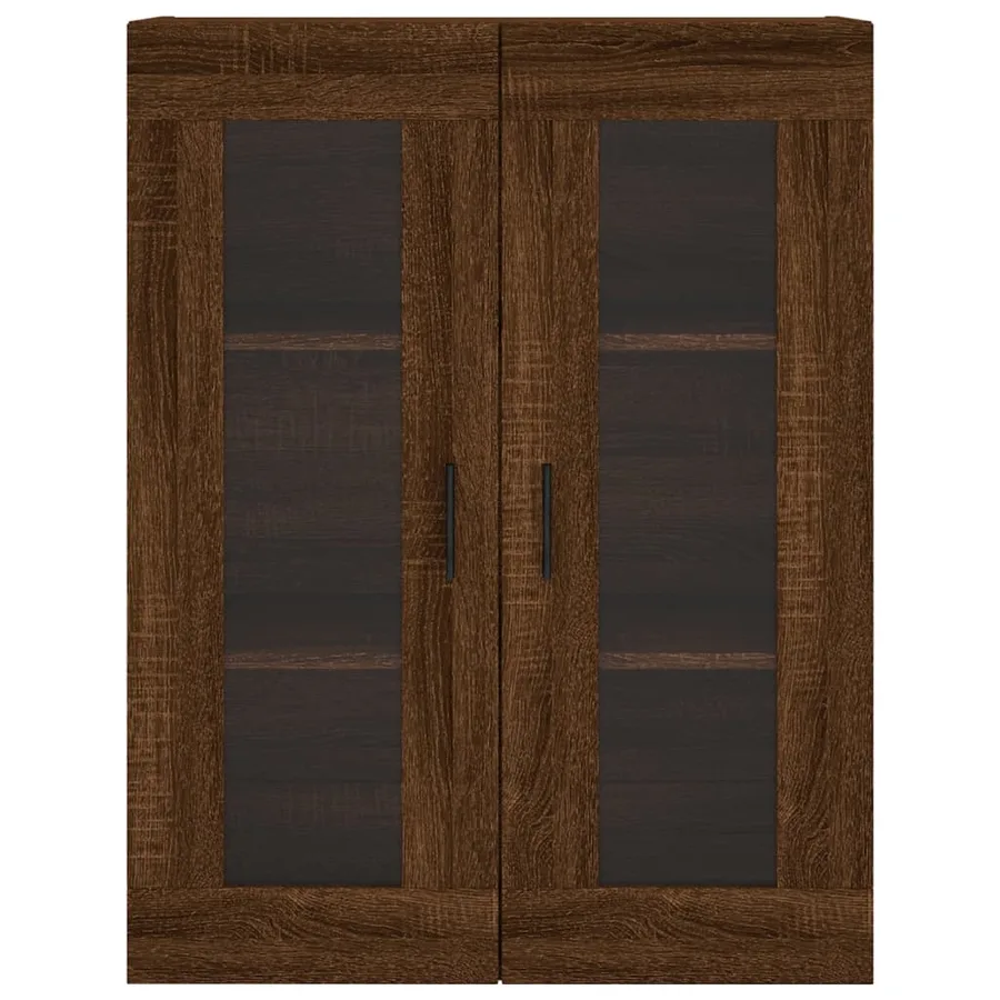 Armoire murale chêne marron 69,5x34x90 cm - 7