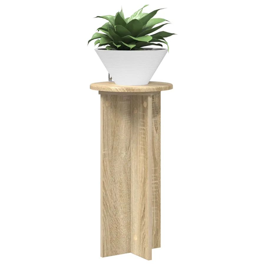 Support de Plante 2 pcs Chêne Sonoma 29,5 x 29,5 x 60 cm - 3
