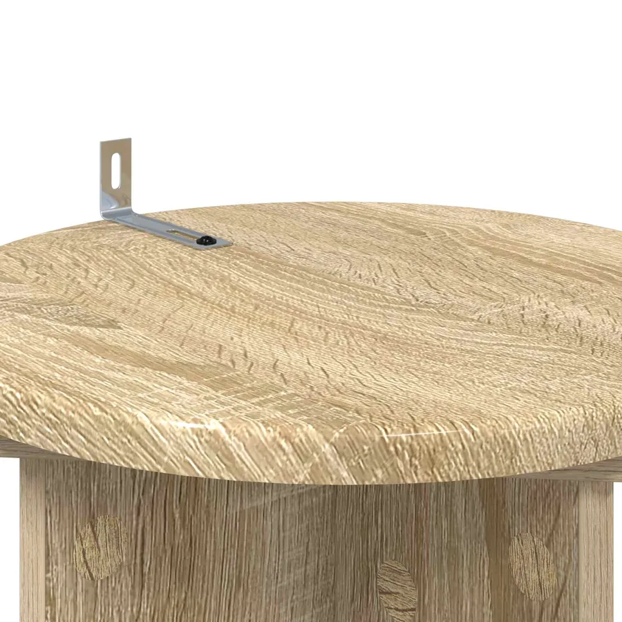 Support de Plante 2 pcs Chêne Sonoma 29,5 x 29,5 x 60 cm - 9