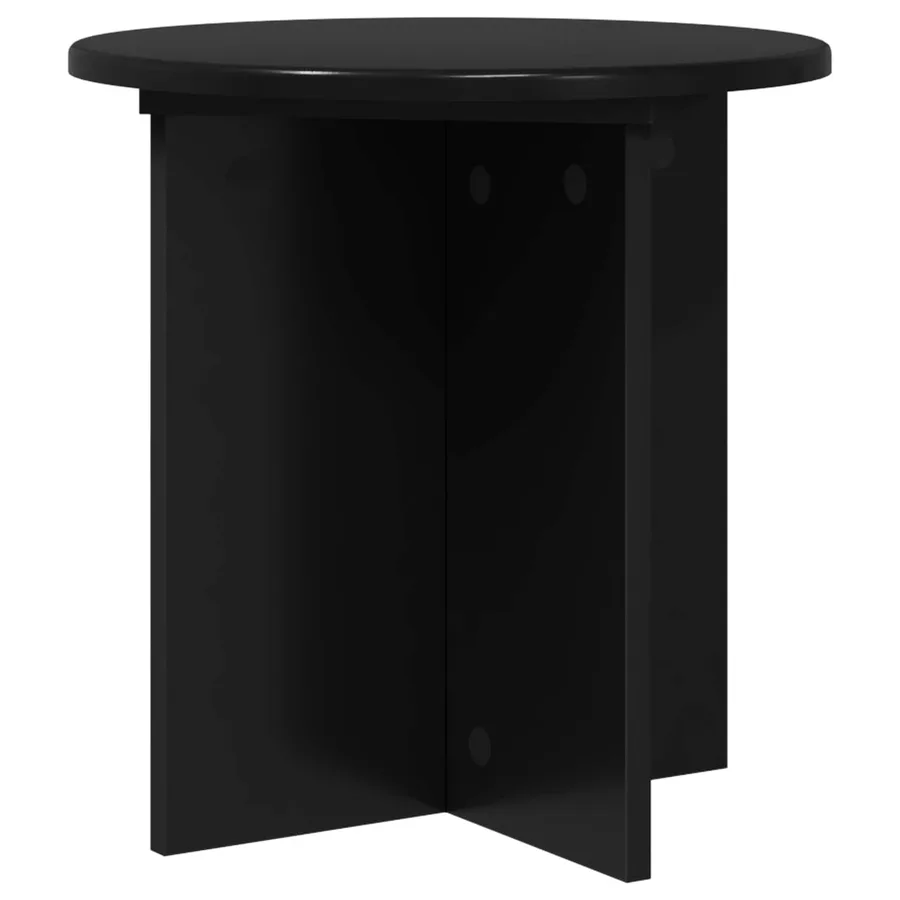 Support de Plante 2 pcs Noir 40 x 40 x 40 cm Bois d'ingénierie - 5