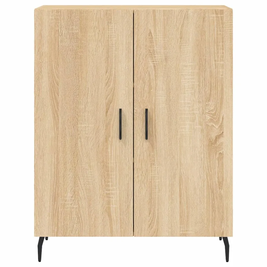 Buffet haut Chêne sonoma 69,5x34x180 cm Bois d'ingénierie - 8