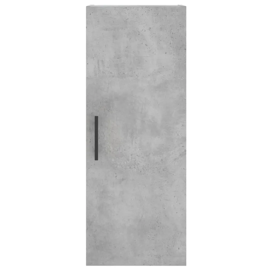 Buffet haut Gris béton 34,5x34x180 cm Bois d'ingénierie - 6