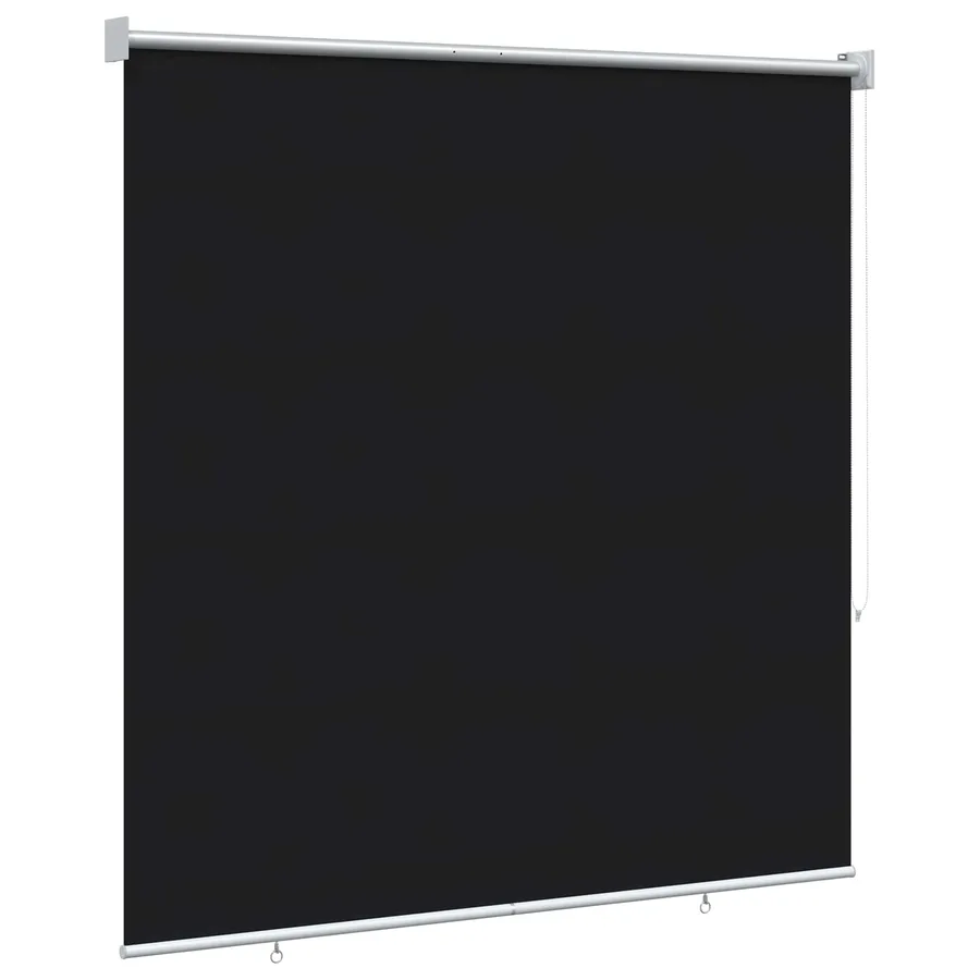 Store roulant extérieur protection UV Noir 125 x 140 cm (L x H) - 4