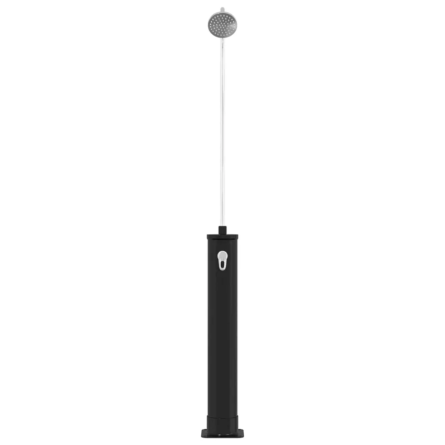 Douche Solaire avec Tête de Douche 20 l Noir - 4