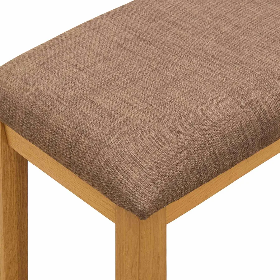 Banc de salle à manger 95 x 32 x 45 cm Bois de chêne massif - 5