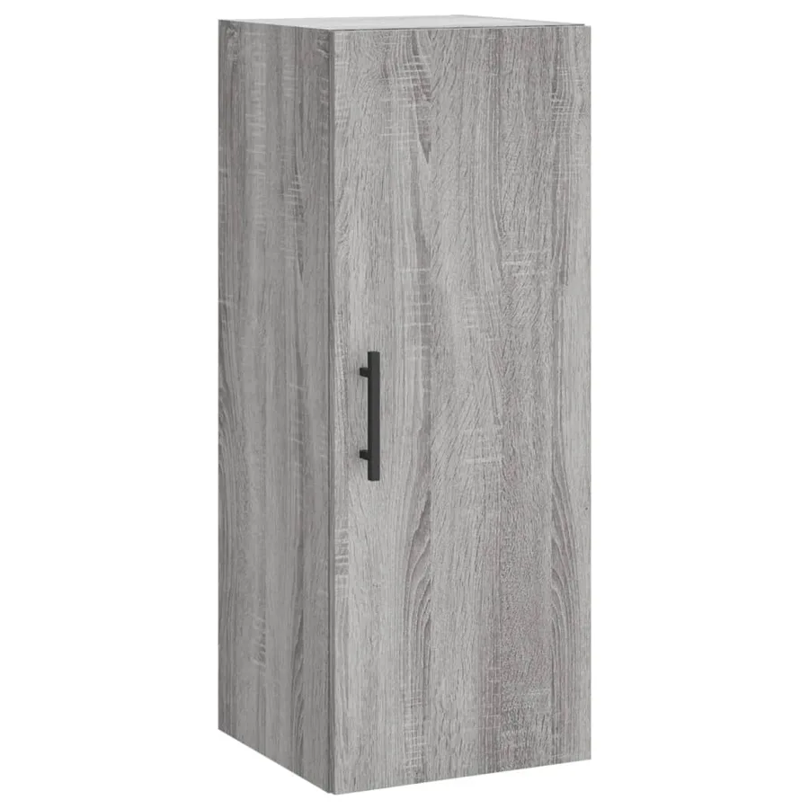 Buffet haut Sonoma gris 34,5x34x180 cm Bois d'ingénierie - 7