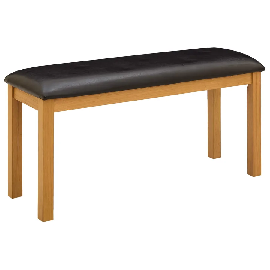 Banc de salle à manger 95 x 32 x 45 cm Bois de chêne massif - 2