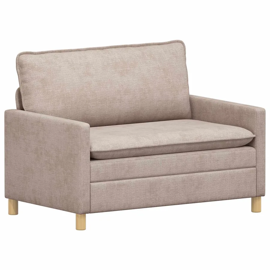 Ensemble de Canapés 2 pcs Beige Polyester - 4