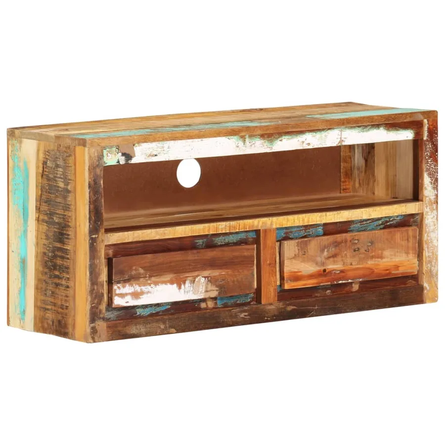 Meubles TV 2 pcs 88x30x40 cm Bois de récupération solide - 11