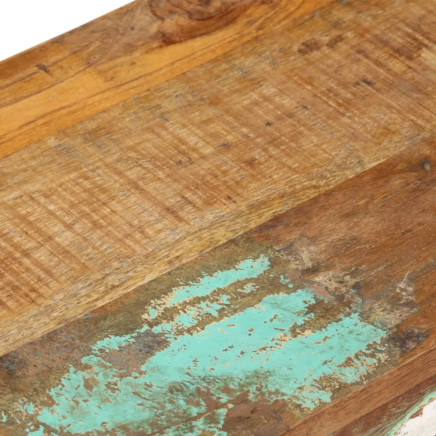 Meuble TV 88x30x40 cm Bois massif de récupération - 10