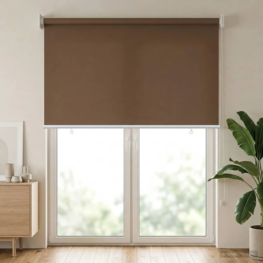 Store roulant extérieur protection UV Taupe 85 x 230 cm (L x H) - 3