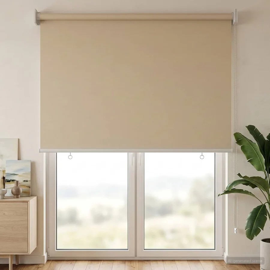 Store roulant extérieur protection UV Beige 65 x 230 cm (L x H) - 3