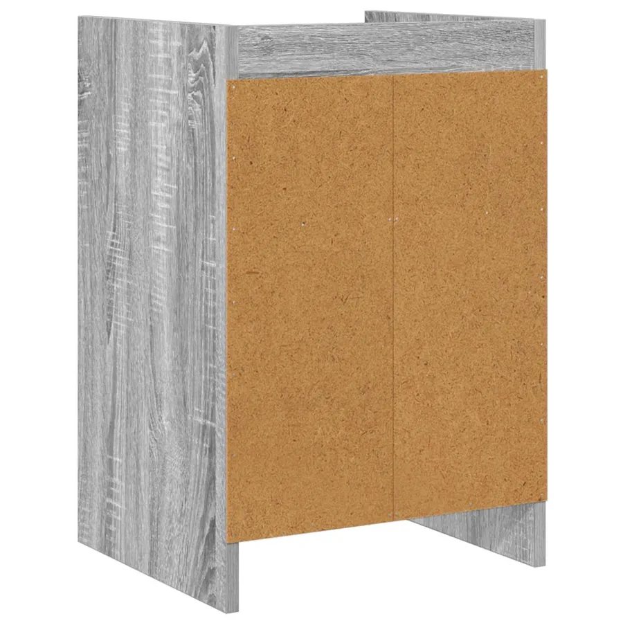Tables de chevet Sonoma gris 40 x 36 x 60 cm Bois d'ingénierie - 6