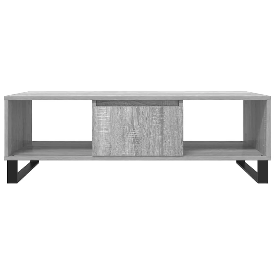 Table basse sonoma gris 104x60x35 cm bois d'ingénierie - 5
