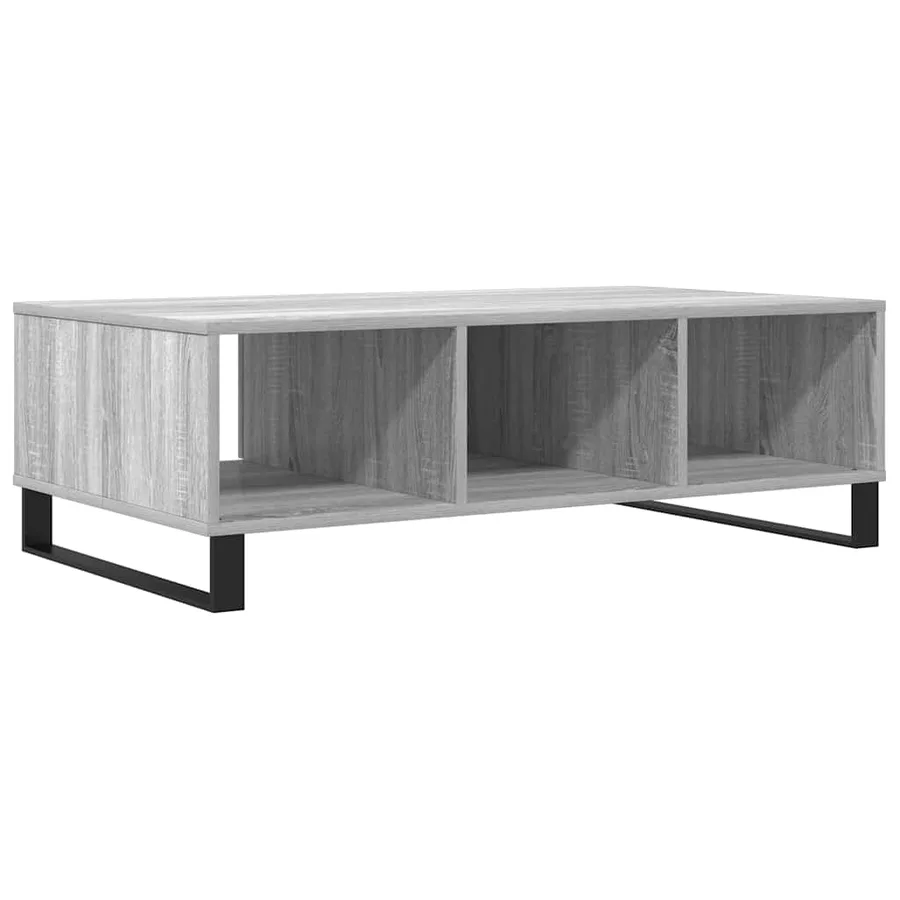 Table basse sonoma gris 104x60x35 cm bois d'ingénierie - 7