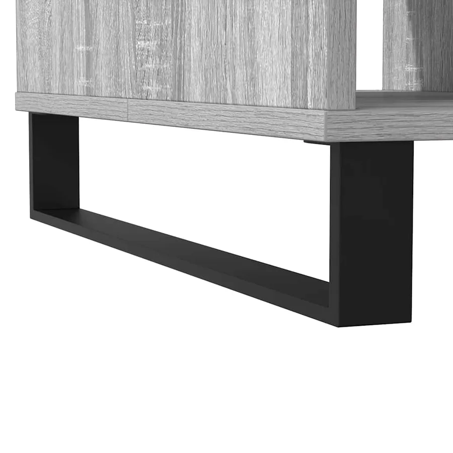 Table basse sonoma gris 104x60x35 cm bois d'ingénierie - 8