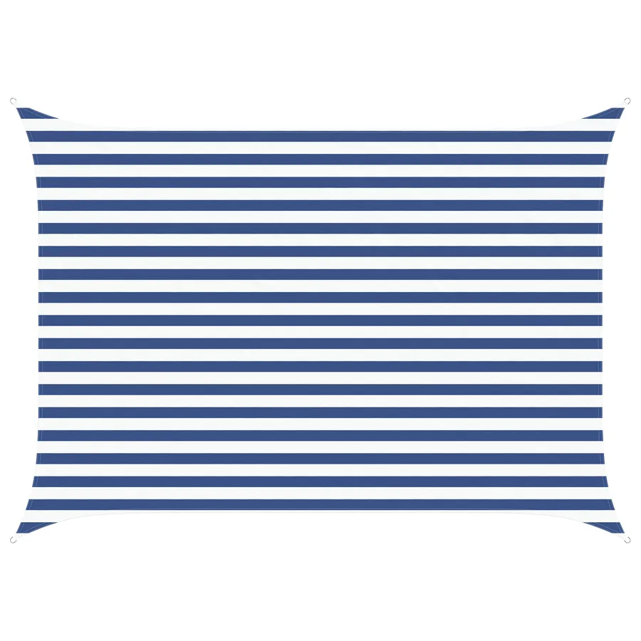 Voile d'ombre 3,5 x 2,5 m 100 % polyester Oxford Rectangulaire - 2