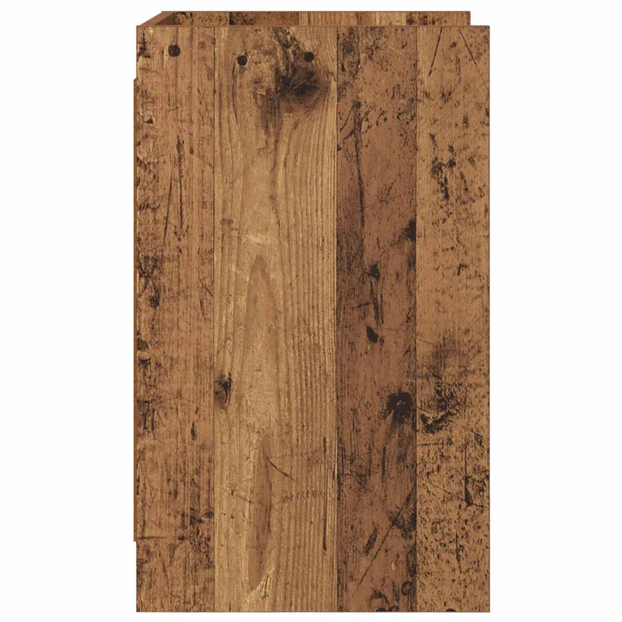 Tables de chevet Bois ancien 40 x 36 x 60 cm Bois d'ingénierie - 5