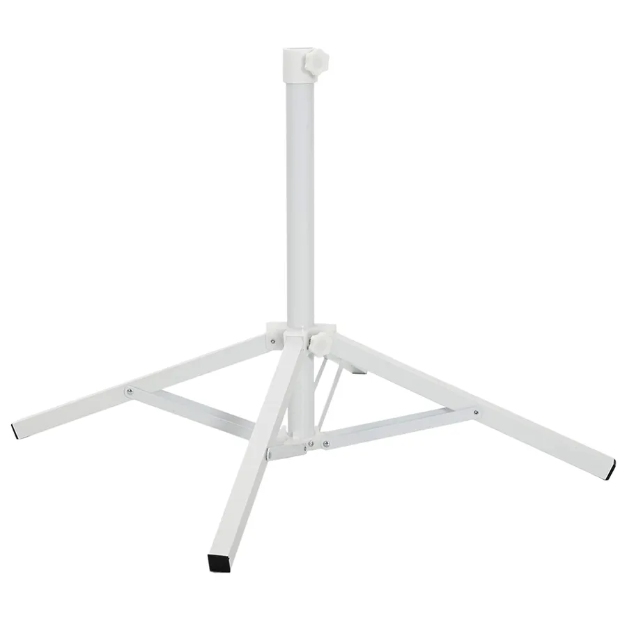 Support de parasol Blanc Acier pour 25-32 mm Poteau - 2
