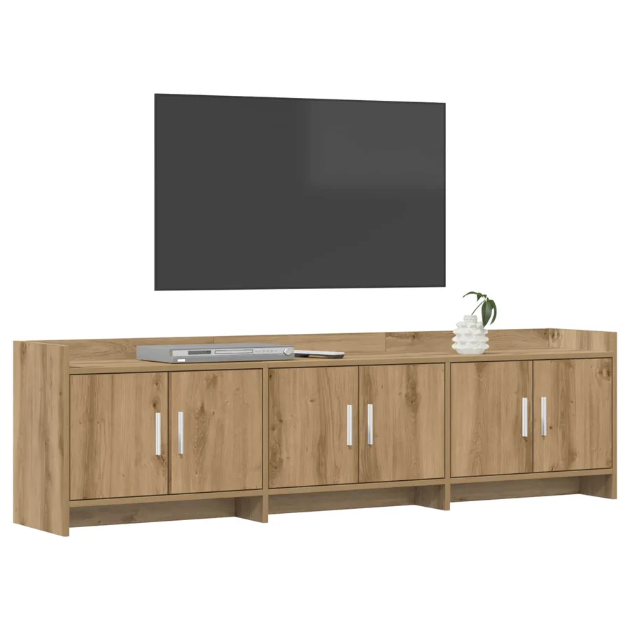 Meuble TV 168 x 33 x 47 cm Chêne artisanal Bois d'ingénierie - 3