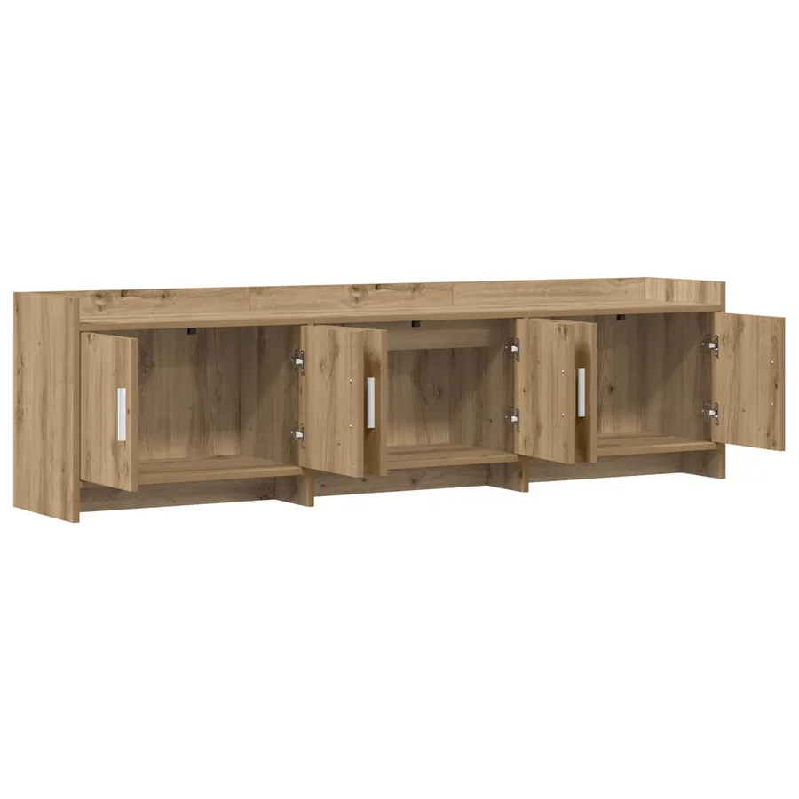 Meuble TV 168 x 33 x 47 cm Chêne artisanal Bois d'ingénierie - 4