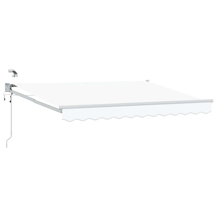 Auvent rétractable électrique Blanc 3 x 2 m - 2