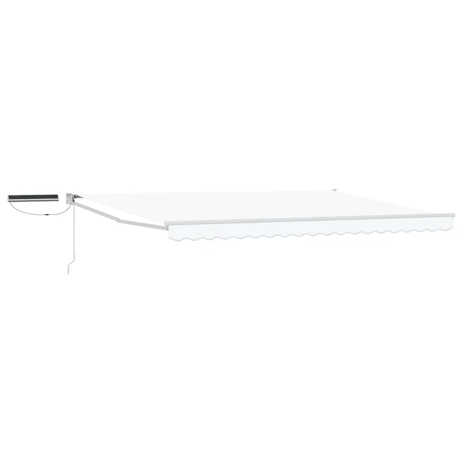 Auvent rétractable électrique Blanc 5 x 3 m - 2
