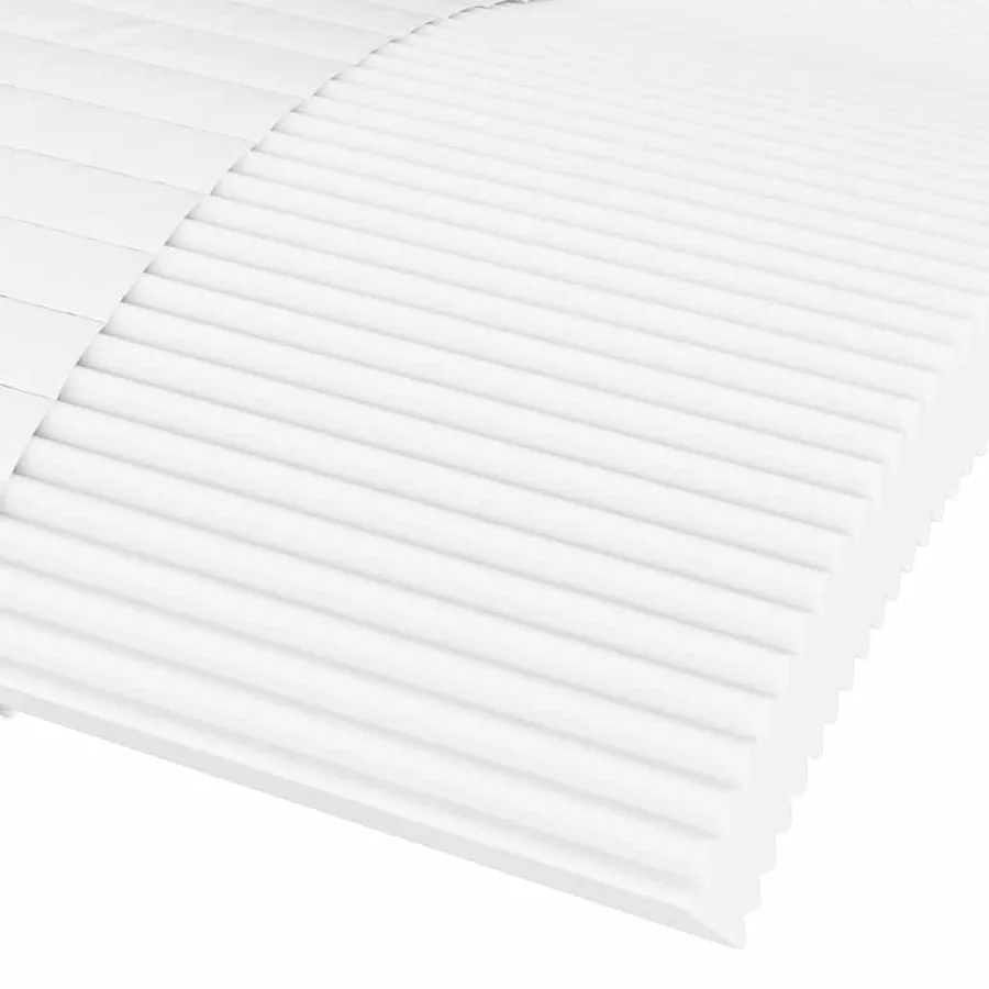 Lit de jour avec matelas bleu 90x200 cm velours - 8