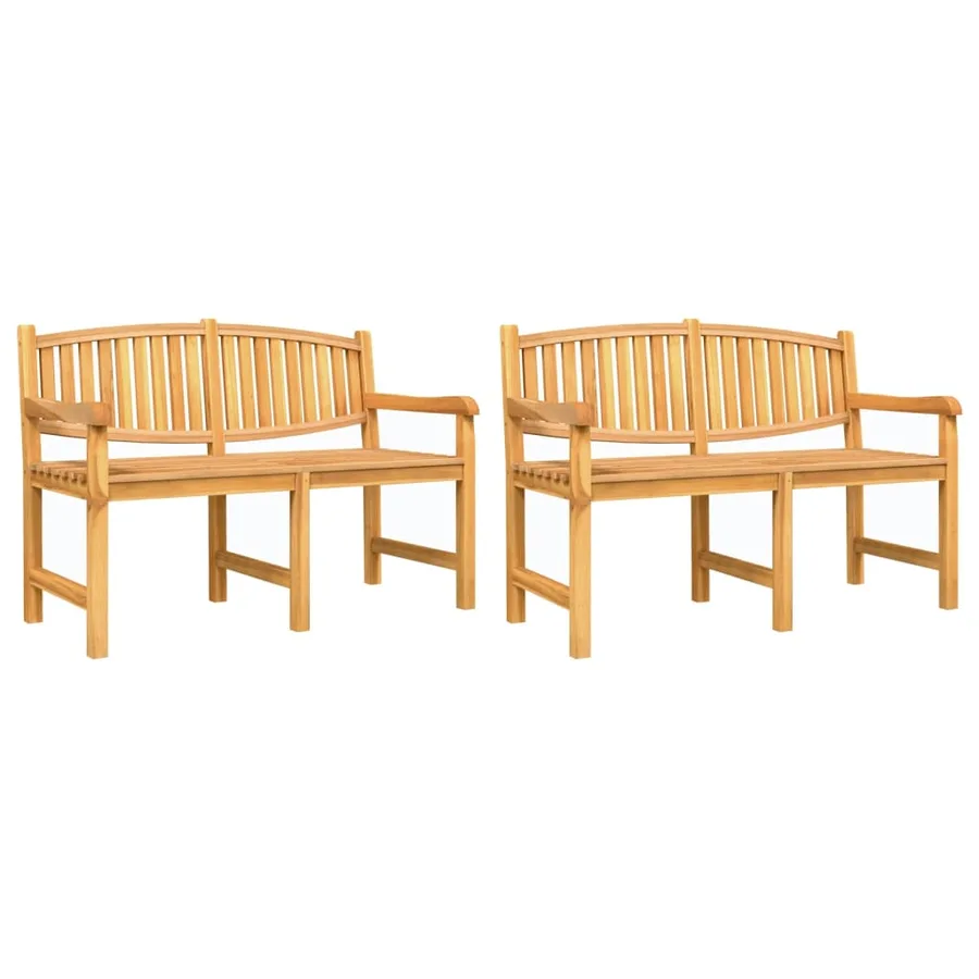 Ensemble à manger de jardin 3 pcs Bois de teck massif - 3