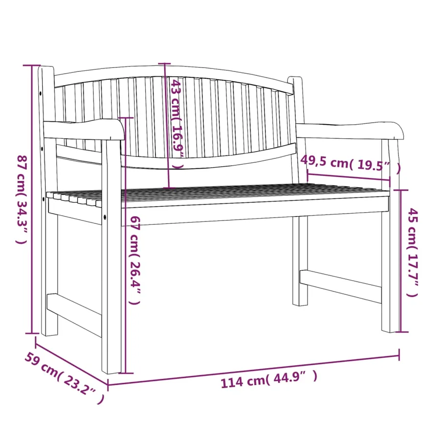 Ensemble à manger de jardin 4 pcs Bois de teck massif - 11