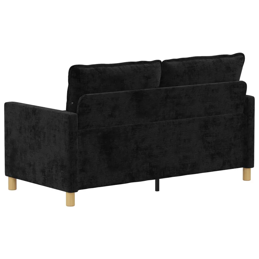 Canapé Noir 156 x 81 x 87,5 cm Polyester - 5