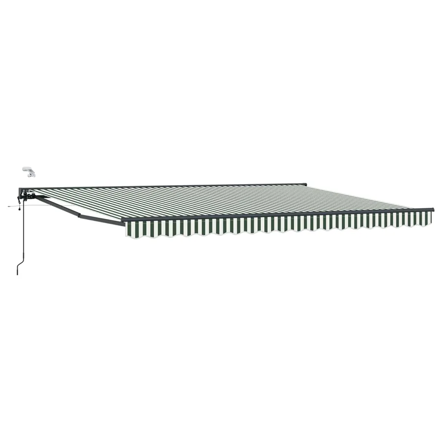 Auvent rétractable électrique Vert, Blanc, Anthracite 5 x 3 m - 2