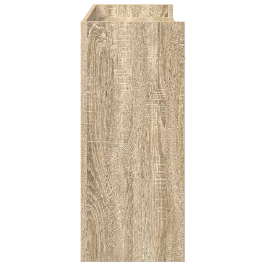 Table console Chêne Sonoma 90 x 35 x 80 cm Bois d'ingénierie - 5