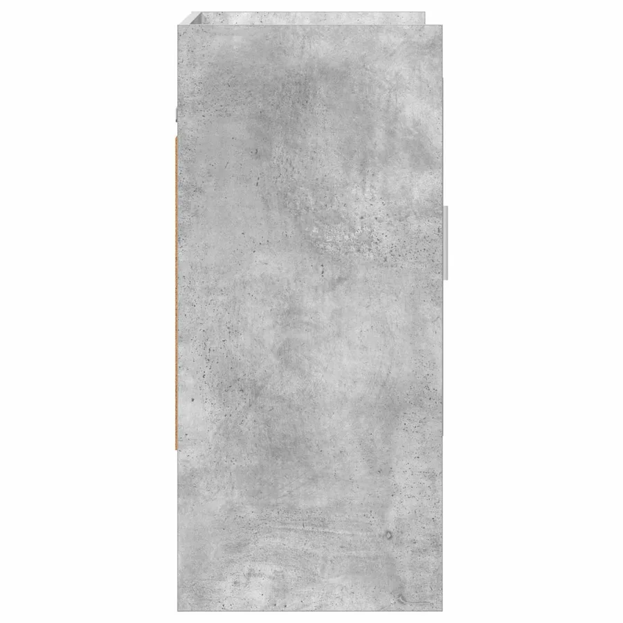 Étagère Murale Montage mural Gris béton 80 x 36 x 80 cm - 6