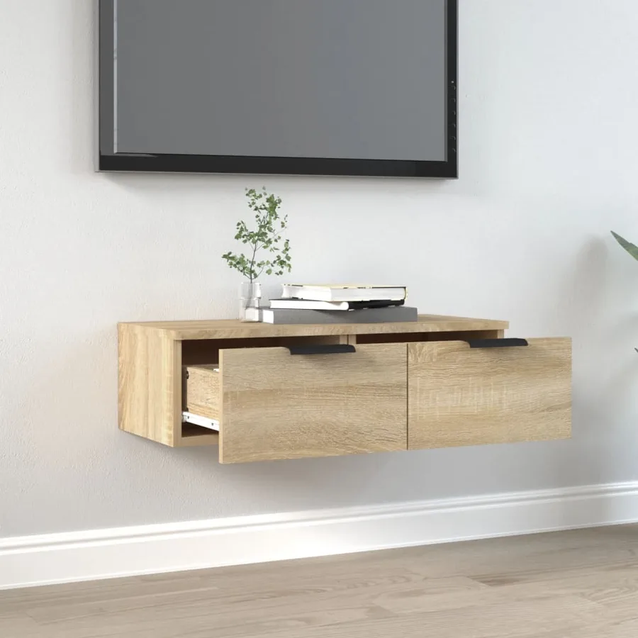 Armoire murale Chêne sonoma 68x30x20 cm Bois d'ingénierie - 3