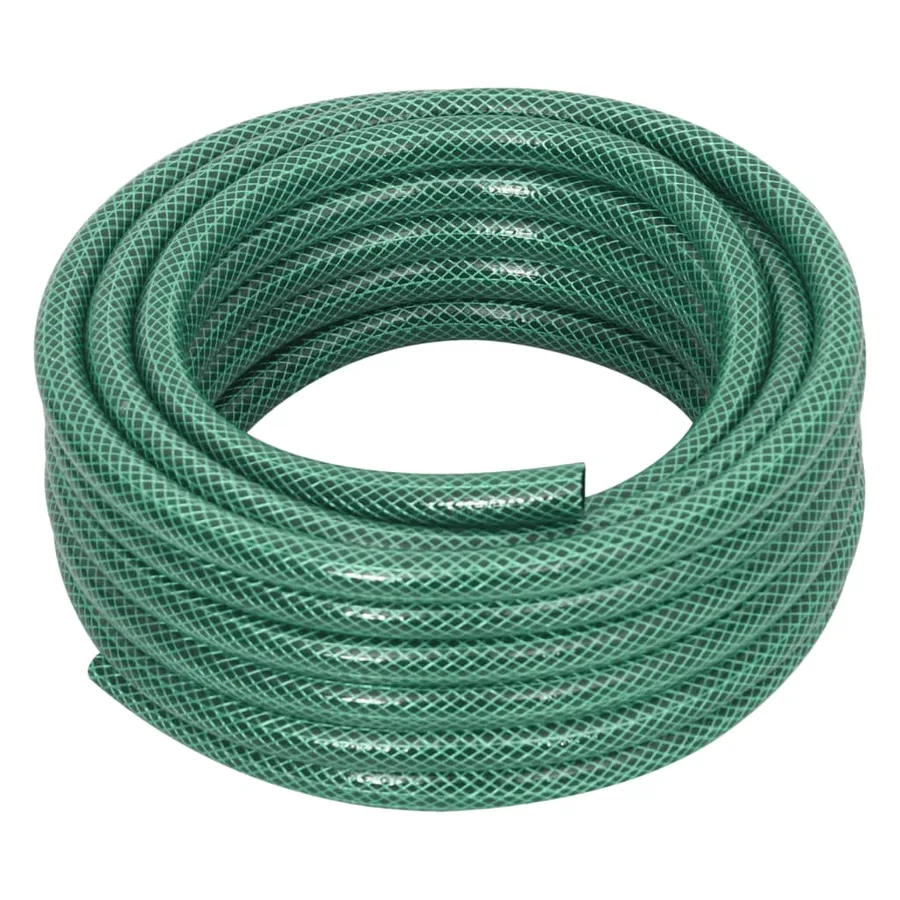 Tuyau d'arrosage avec jeu de raccords vert 0,5" 10 m PVC - 2