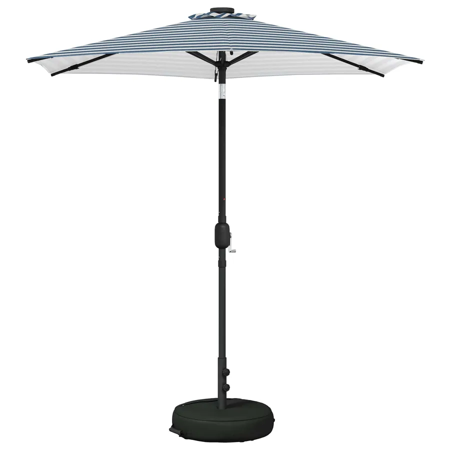 Parasol de jardin avec lumières LED et base 230 x 230 cm - 2