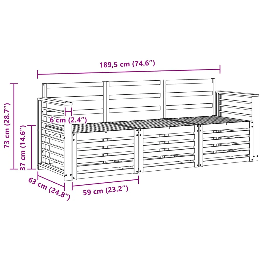Ensembles de canapés 3 pcs - 5