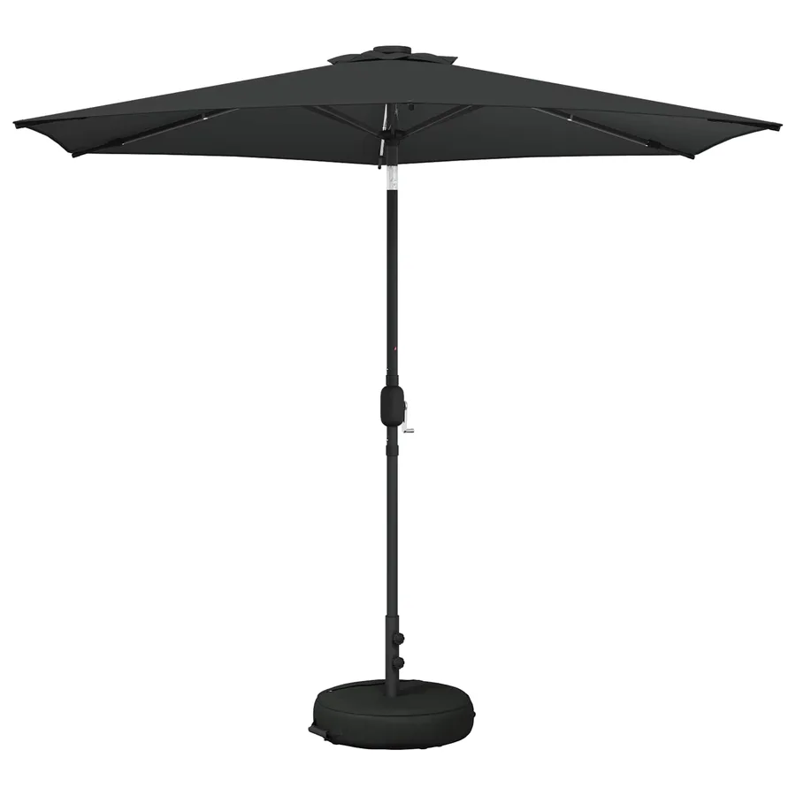 Parasol de jardin avec lumières LED et base 270 x 270 cm - 2