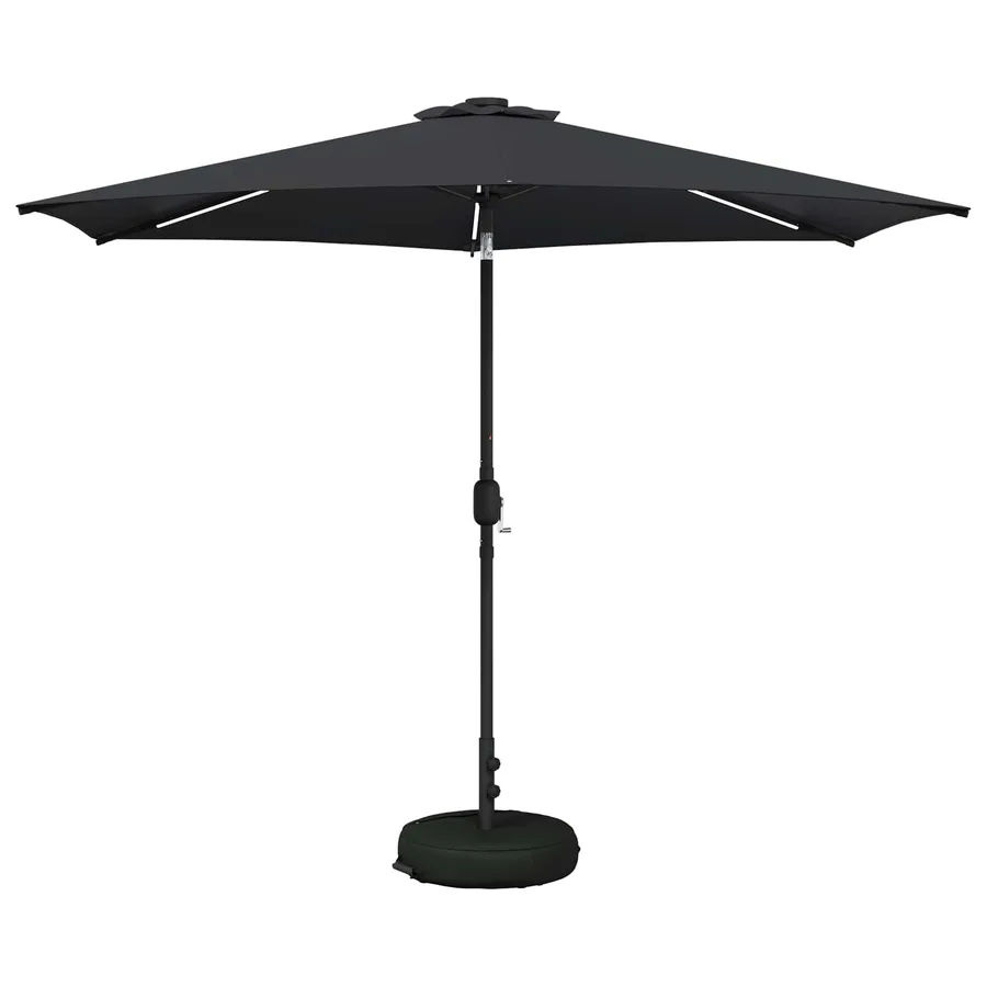 Parasol de jardin avec lumières LED et base 300 x 300 cm - 2
